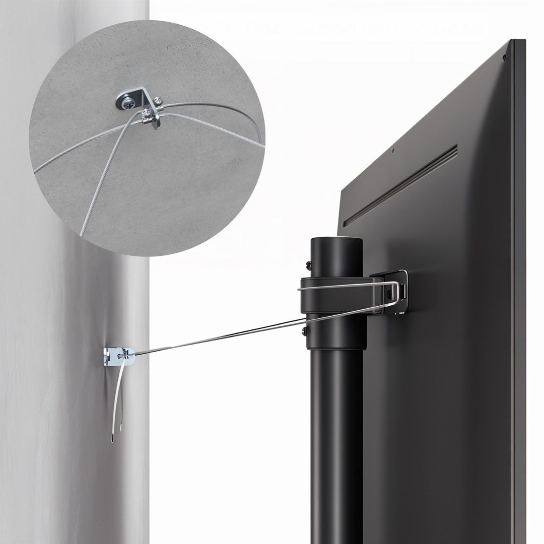 Maclean TV floor stand bracket  32-70   max. VESA 400x400  max. 40kg  MC-494