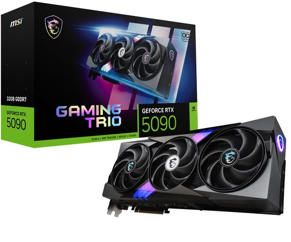 Placa video MSI GeForce RTX 5090 GAMING TRIO OC 32 GB GDDR7 512 bit