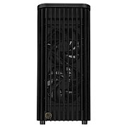 Carcasa ASUS PROART PA401 WOOD EDITION Mid Tower ARGB NEGRU, Tempered Glass, Sloturi Expansiune 7, Drive Bays: 2x3.5  2x2.5 /3.5 , Ventilatoare Suportate: 5 (spate: 1x120mm, fata: 2x140mm sau 2x160mm, sus: 2x120mm sau 2x140mm), Ventilatoare Incluse: 2 (fata: 2x160mm), Fan Hub preinstalat, Format