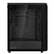 Carcasa ASUS PROART PA401 WOOD EDITION Mid Tower ARGB NEGRU, Tempered Glass, Sloturi Expansiune 7, Drive Bays: 2x3.5  2x2.5 /3.5 , Ventilatoare Suportate: 5 (spate: 1x120mm, fata: 2x140mm sau 2x160mm, sus: 2x120mm sau 2x140mm), Ventilatoare Incluse: 2 (fata: 2x160mm), Fan Hub preinstalat, Format