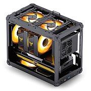 Jonsbo C6 MAX PC Case  Mini Case  Micro-ATX  Tempered Glass - black