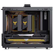 Jonsbo C6 MAX PC Case  Mini Case  Micro-ATX  Tempered Glass - black