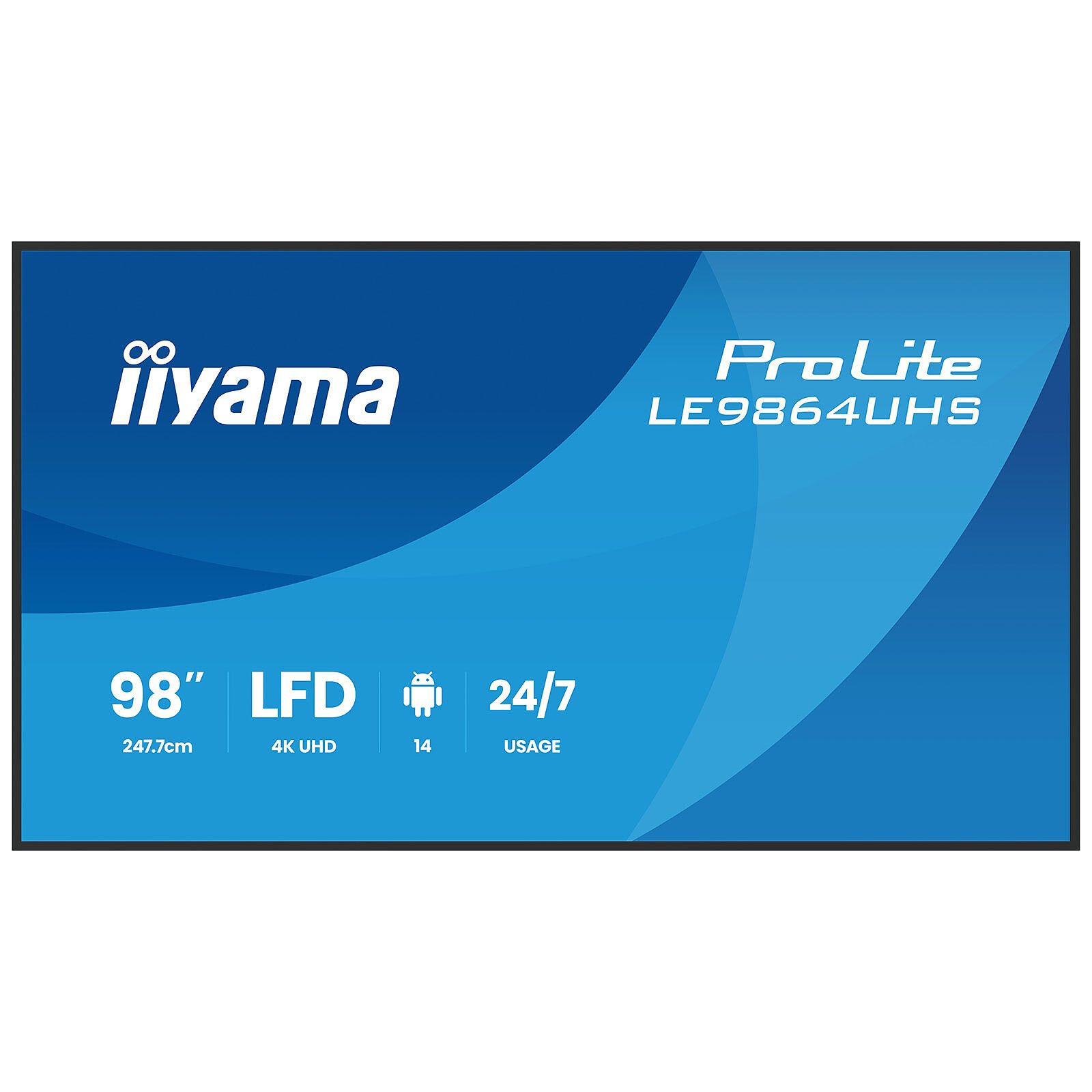 IIYAMA 247.7cm(97,5 ) LE9864UHS-B1AG 16:9 2xHDMI+USB-C (Speditionsversand)