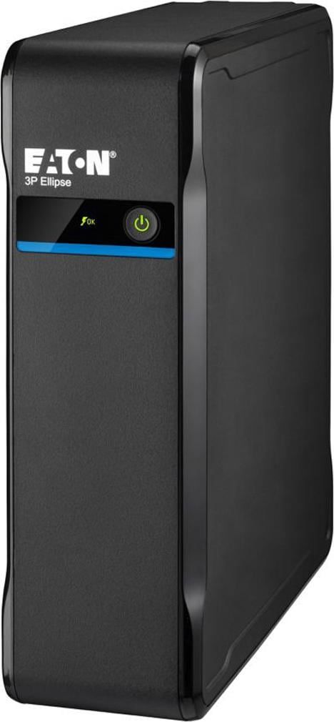 UPS Eaton 3P550D, 550 VA, 330 W, off-line, 4x Schuko, 1x C14, 12 V / 4.5 Ah Sealed, lead-acid, LED, Tower, Negru