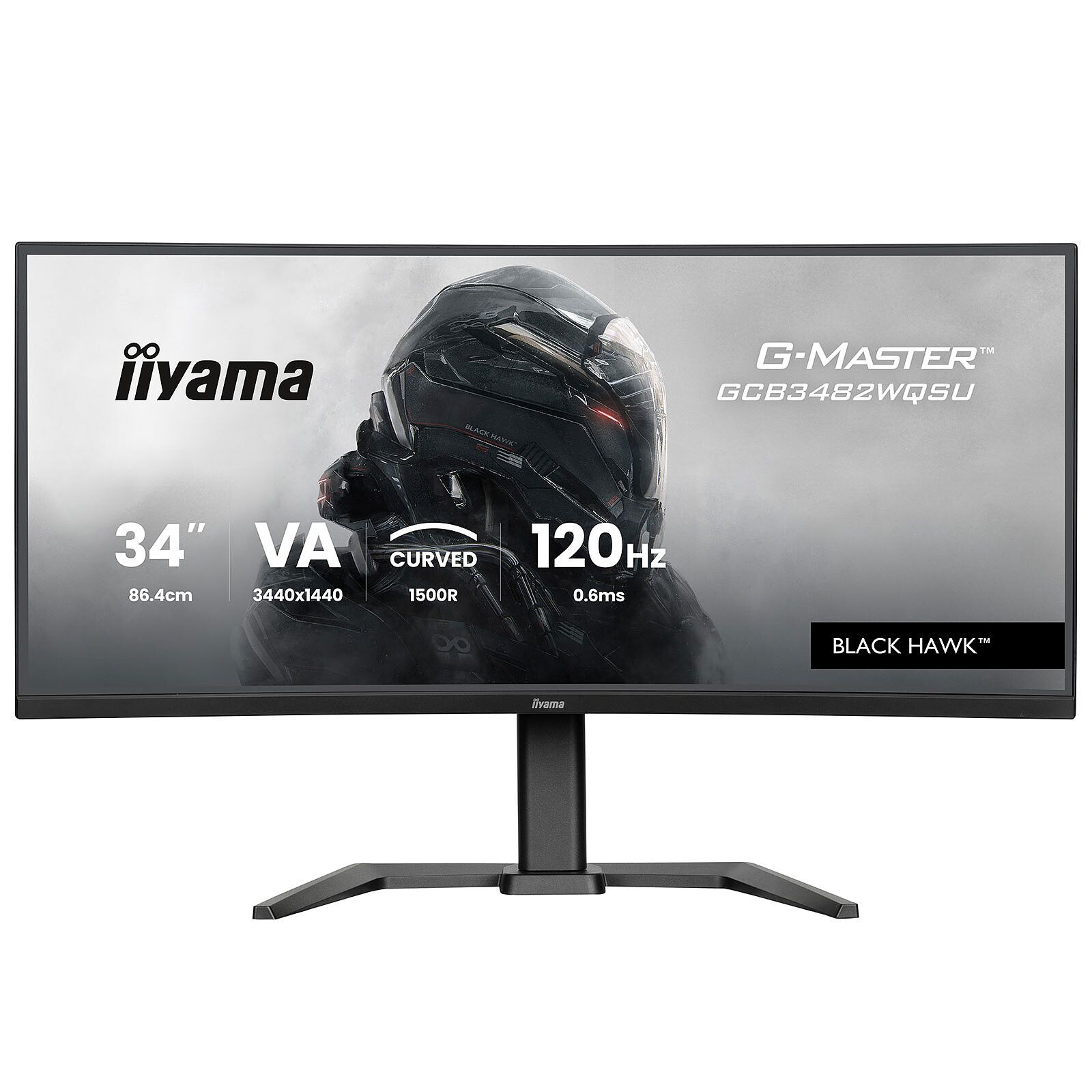 Monitor 34 inch IIyama GCB3482WQSU-B1 3440 x 1440, 120 Hz