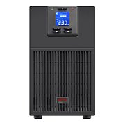 UPS APC SRV1KI-E, 3 kVA, 2700 W, on-line double-conversion, 3x C13, 1x C14, 1x USB, 72 V Sealed Lead-acid, LCD, Tower, Negru