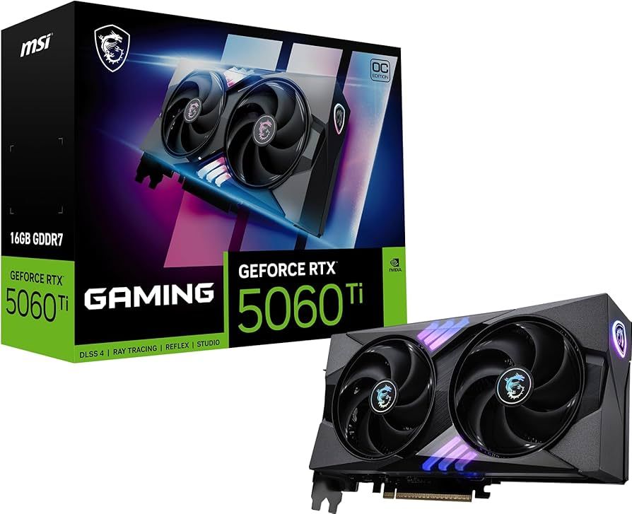 Placa video MSI GeForce RTX 5060 Ti GAMING OC 8 GB GDDR7 128 bit