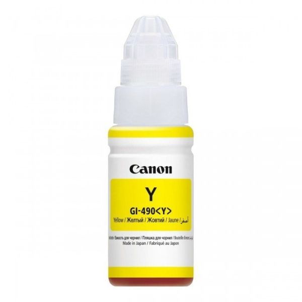 Flacon cerneala Canon 0666C001AC ,Galben ,70 ml ,Original (GI490y)