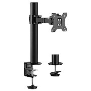 SUPORT de birou LOGILINK, pt 1 TV/monitor plat, diag. max 32 inch, rotatie, inclinare, verticala, max 9 Kg, negru,  BP0104
