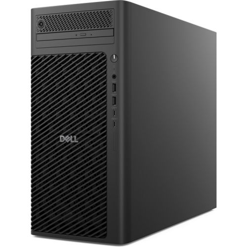 Desktop PC Dell Pro Max T2 FCT2250 Tower, Intel Core ultra 7 265K (20 C / 20 T, 5.5 GHz - 3.3 GHz, 30 MB cache, 125 W), 32 GB DDR5, 1 TB SSD, Fara unitate optica, Intel Graphics Partajata, 1500 W, Windows 11 Pro