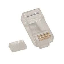 UTP CAT6 RJ45 plug (8P8C) with cable guide for round cable
- the displayed price is for 1 piece!
Packaging: bulk 100 pcs.