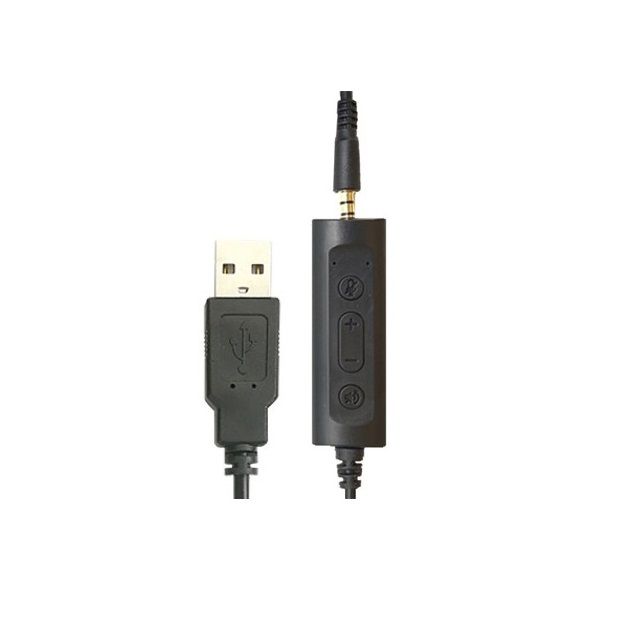 Multifunctional controller, 3.5mm jack to USB adapter, for headphones, sound card
- 4 buttons: microphone mute, speaker mute, volume + -
- length: 150cm
- output: jack 3.5mm 4 contacts
- input: USB
Packaging: blister 1 pc.
