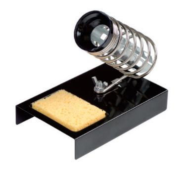 The ZD-10 is a soldering iron stand made out of metal. Its built-in sponge tray allows quick cleaning of the soldering tip. The iron holder enables the user to put down the hot iron without damaging the working area.
&ampnbsp

The ZD-10 complies with all EU safety standards.

ZD-10 Soldering Iron Stand&ampnbsp Features


	Built-in tray with sponge
	Zinc-plated inner tube
	Prevents damages to the working area
	Stable and safe rest for soldering iron

Packaging: box 1 pc.