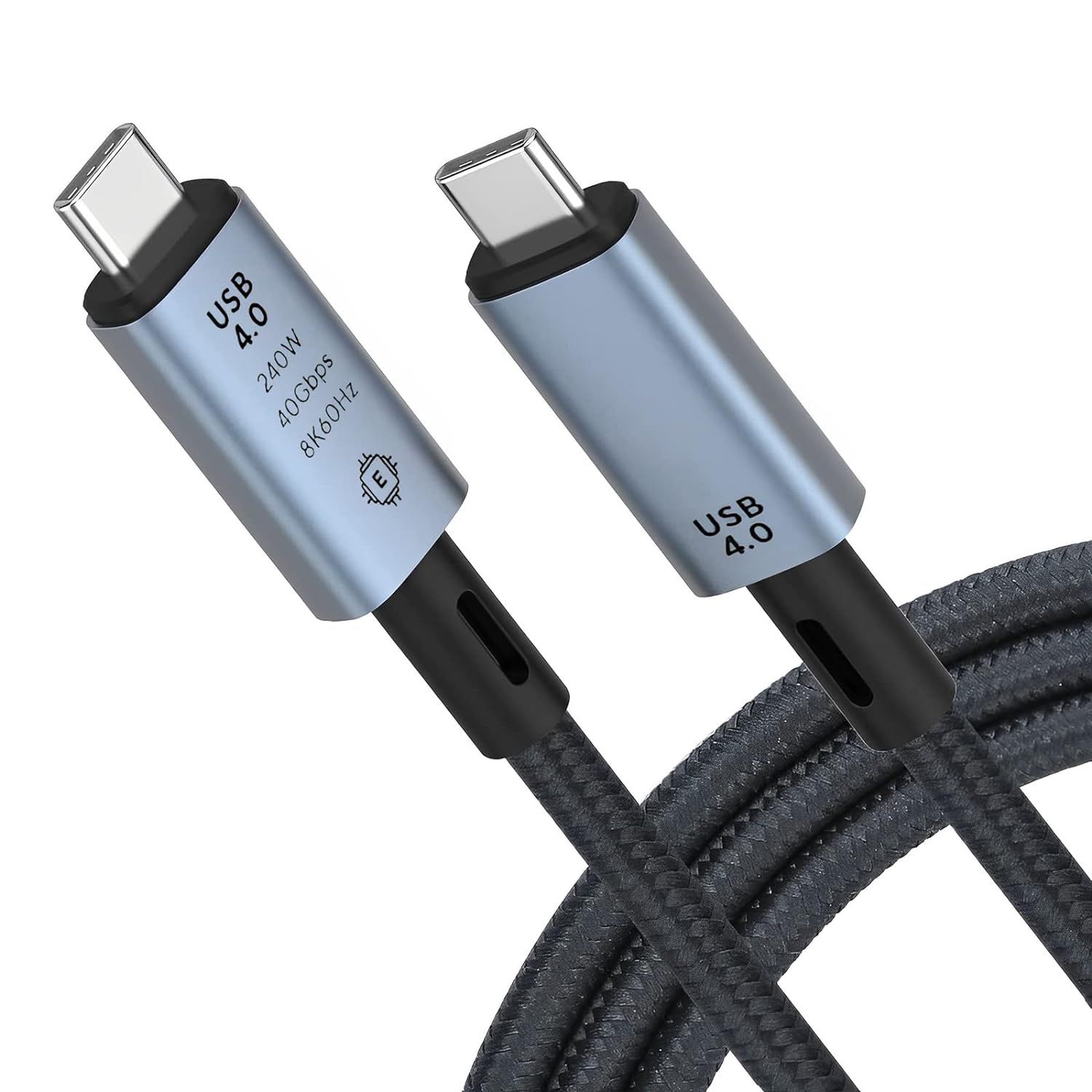Cable USB-C (USB4, type C) male to USB-C (USB4, type C) male, 1m, version 3.0, black, max. 240W
- Data transmission: up to 40 Gbps
- Display output 8K60Hz
- E-marker intelligent chip
Compatible with:

	ACER Liquid Jade Primo
	Alcatel A50 / Flash / Idol 4 Pro / Idol 4S Windows / Idol 5S
	Allview P8 Energy Pro / V2 Viper X+ / X3 Soul / X3 Soul Plus / X3 Soul Pro / X4 Soul / X4 Soul Lite / X4 Soul Style / X4 Xtreme
	Apple Macbook 12&ampquot (Early 2015) / Macbook 12&ampquot (Early 2016)
	Apple Macbook Pro 13&ampquot (Late 2016) / Macbook Pro 15&ampquot (Late 2016)
	Archos 50 Graphite / Diamond 2 Plus / Diamond Alpha+ / Diamond Omega / Sense 55DC
	Asus ZenFone 3 (ZE520KL) / ZenFone 3 (ZE552KL) / ZenFone 3 Deluxe (ZS550KL) / ZenFone 3 Deluxe (ZS570KL) / ZenFone 3 Max (ZC520TL) / ZenFone 3 Max (ZC553KL) / ZenFone 4 / ZenFone 4 Pro / ZenFone AR / ZenFone Zoom S
	Blackberry DTEK60 / KEYone / KEYone Black Edition / BV8000 Pro / P6
	Blu Vivo 5
	Bluboo S8
	BQ Aquaris X / Aquaris X Pro
	Coolpad Cool S1
	Crosscall Trekker X3
	Elephone P9000 / P9000 Lite 4G
	Energizer Powermax P600S
	Essential Essential
	General Mobile GM 5 Plus
	Gigaset ME / ME Pro / ME Pure
	Google Nexus 5 (2015) / Nexus 6 (2015) / Nexus 5X / Nexus 6P / ChromeBook Pixel (2015) / Pixel / Pixel 2 / Pixel 2 XL / Pixel XL
	GoPro Hero 5
	Hisense A2
	HP Elite x3
	HTC 10 / 10 evo / U Play / U Ultra / U11 / U11 Dual-SIM / U11 Life / U11 Plus
	Huawei Honor 8 / Honor 8 Premium / Honor 8 Pro / Honor 9 / Honor Note 8 / Mate 10 Porsche Design / Mate 10 Pro Dual SIM / Mate 10 Pro Single SIM / Mate 9 / Mate 9 (Dual-SIM) / Mate 9 Porsche Design / Mate 9 Pro / Nexus 6P / Nova 2 / Nova 2 Plus / Nova Dual SIM / Nova Plus / Nova Single SIM / P10 / P10 Plus / P9 / P9 Plus
	Kodak Ektra
	Lenovo Moto Z / Moto Z Force / Moto Z Play / Phab 2 / Phab 2 Plus / Phab 2 Pro
	LG G5 / G5 SE / G6 / G6+ / Nexus 5X / V20 / V30
	Meizu MX6 / Pro 6 / Pro 6S / Pro 7
	Microsoft Lumia 950 / Lumia 950 Dual SIM / Lumia 950 XL / Lumia 950 XL Dual SIM
	Motorola Moto X4 / Moto Z2 Force / Moto Z2 Play
	Nextbit Robin
	Nintendo Switch / Switch Lite
	NOA H10le
	Nokia 8 / 6 (2018) / N1 Tablet
	Nubia M2 / N1 / N1 Lite / N2 / Z11 / Z11 Max / Z11 Mini / Z11 miniS
	OnePlus 2 / 3 / 3T / 5 / 5T
	Samsung Galaxy A3 (2017) / Galaxy A3 (2018) / Galaxy A5 (2017) / Galaxy A5 (2018) / Galaxy A8 (2018) / Galaxy A8+ (2018) / Galaxy Note 8 / Galaxy Note 8 Duos / Galaxy Note7 / Galaxy S8 / Galaxy S8 Active / Galaxy S8+ / Galaxy S8+ Duos / Galaxy X
	Saygus V2
	Shift Shift5pro
	Sony Xperia L1 / Xperia X Compact / Xperia XA1 / Xperia XA1 Plus / Xperia XA1 Ultra / Xperia XZ / Xperia XZ Premium / Xperia XZ1 / Xperia XZ1 Compact / Xperia XZs / Xperia XZs Dual SIM
	Ulefone Armor 2 / Future / Power 3
	UMIDIGI Z1
	Z1 Pro
	Vernee Apollo / Apollo Lite / Apollo X / Mars / Mars Pro 4G
	Vertu Constellation (2017)
	Wileyfox Swift 2
	Swift 2 Plus
	Xiaomi Mi 5 / Mi 6 / Mi A1 / Mi Max 2 / Mi Max Prime / Mi Mix 2
	ZTE Axon 7 / Axon 7 Mini / Blade V8 64 GB / Blade V8 Pro / Grand X3
	ZUK Z1 / Z2 / Z2 Pro

Packaging: bulk 1 pc.