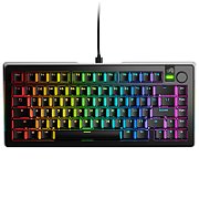 Tastatura mecanica GMMK 3 PRO 75% Prebuilt, USB-C, Fox Switches, US layout, 81 taste, Negru