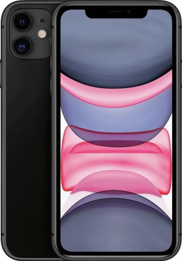 Smartphone APPLE iPhone 11 128GB Black, Grade B, Used