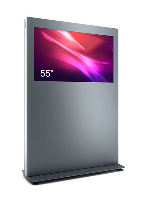 Totem de interior BL,  BLH55N-SAB, pentru display  de 55 , fara sticla frontala securizata