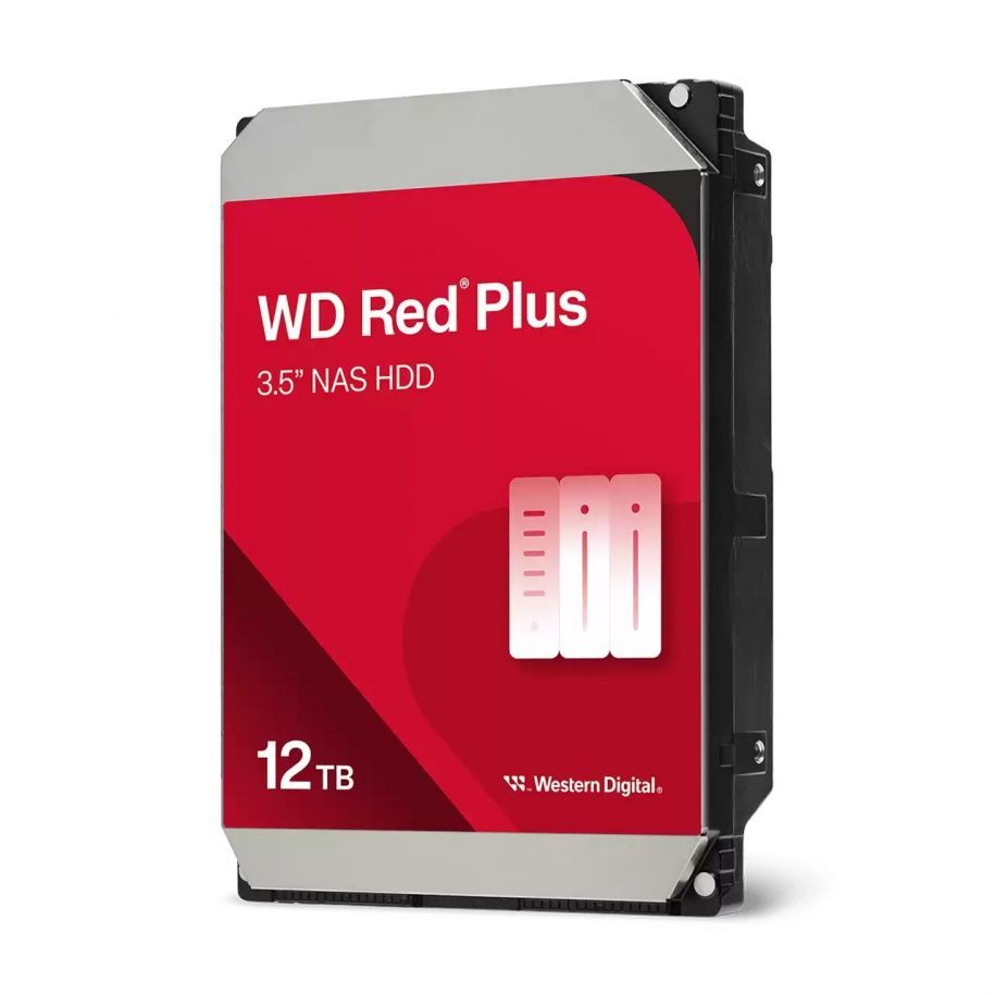 WD Red Plus 8.9cm (3.5 ) 12TB SATA3 7200 256MB WD120EFGX intern