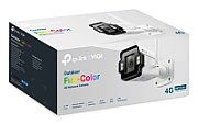 Camera de supraveghere VIGI 4MP Outdoor Full-Color 4G Bullet, SPEC: 4G Cat4, LTE-TDD/LTE-FDD/WCDMA, 3*LAN Ports, 4MP, 1/2.7  Progressive Scan CMOS, H.265+/H.265 /H.264+/H.264, IR&White LED, 25fps/30fps (2688 × 1520), IP66, DC 12V,120dB WDR, microfon si difuzor incorporat, Slot micro-SD pana la