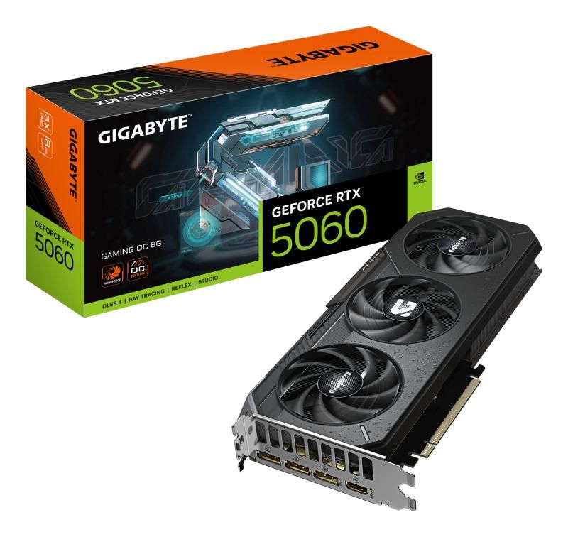 Placa video GIGABYTE GeForce RTX 5060 GAMING OC 8 GB GDDR7 128 bit
