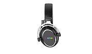 Casti gaming cu fir Hator Hypergang 3 USB, conectivitate USB Type-C / USB Type-Amaterial membrana compozit, conexiune catre HATOR SyncHUB™, Virtual 7.1 Surround Sound, logo iluminat RGB, apeluri prin BT in gaming mode, frecventa raspuns 10Hz-44kHz, impendanta 32Ω, putere maxima 30mW, microfon