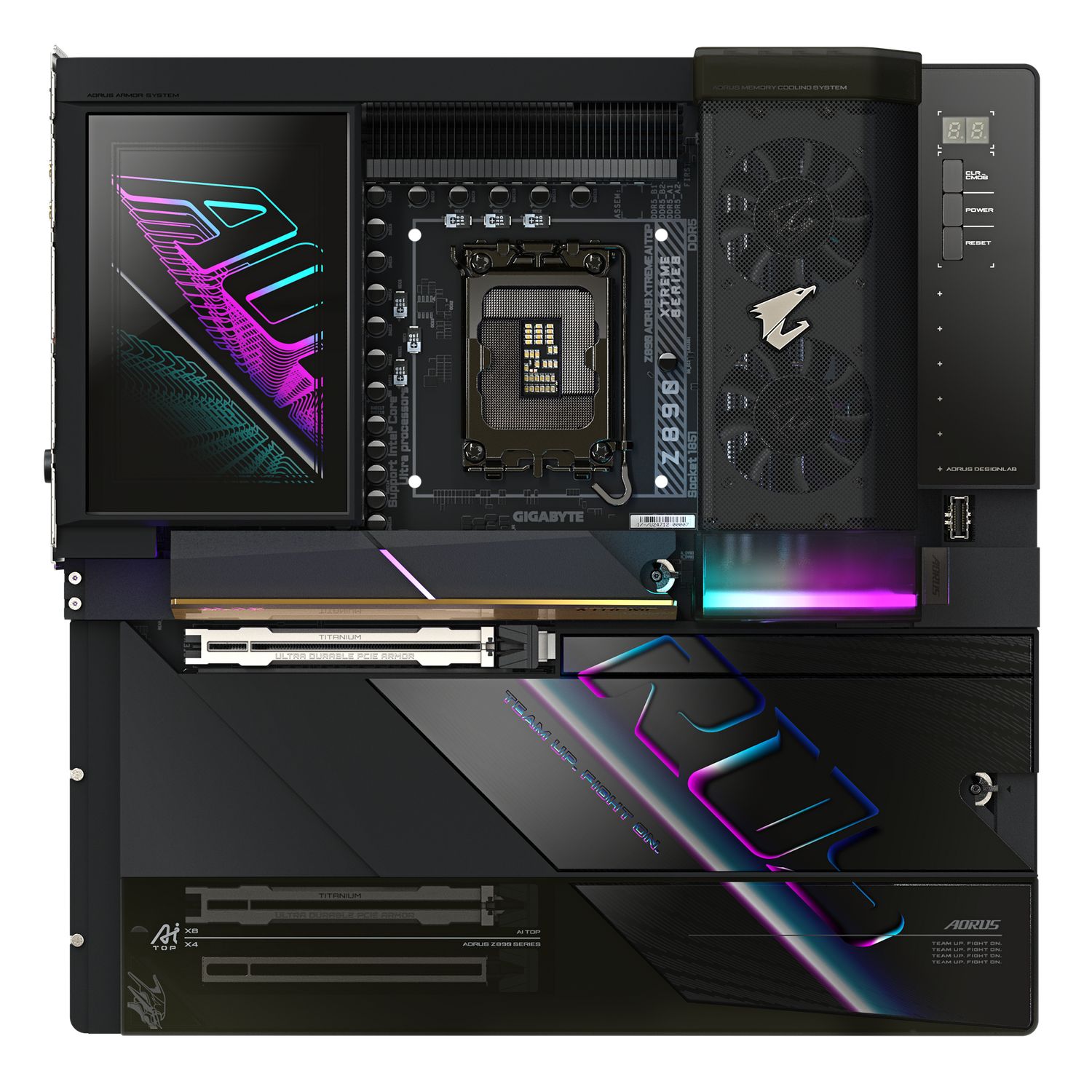 AORUS Z890 A XTREME AI TOP - motherboard - extended ATX - LGA1851 Socket - Z890