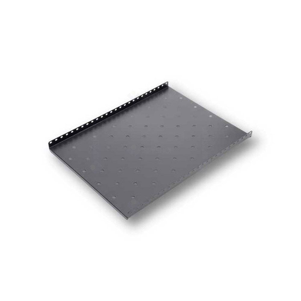 Raft fix capacitate ridicata pentru rack podea 800mm, negru RAL9004 - DATEUP  9801130241