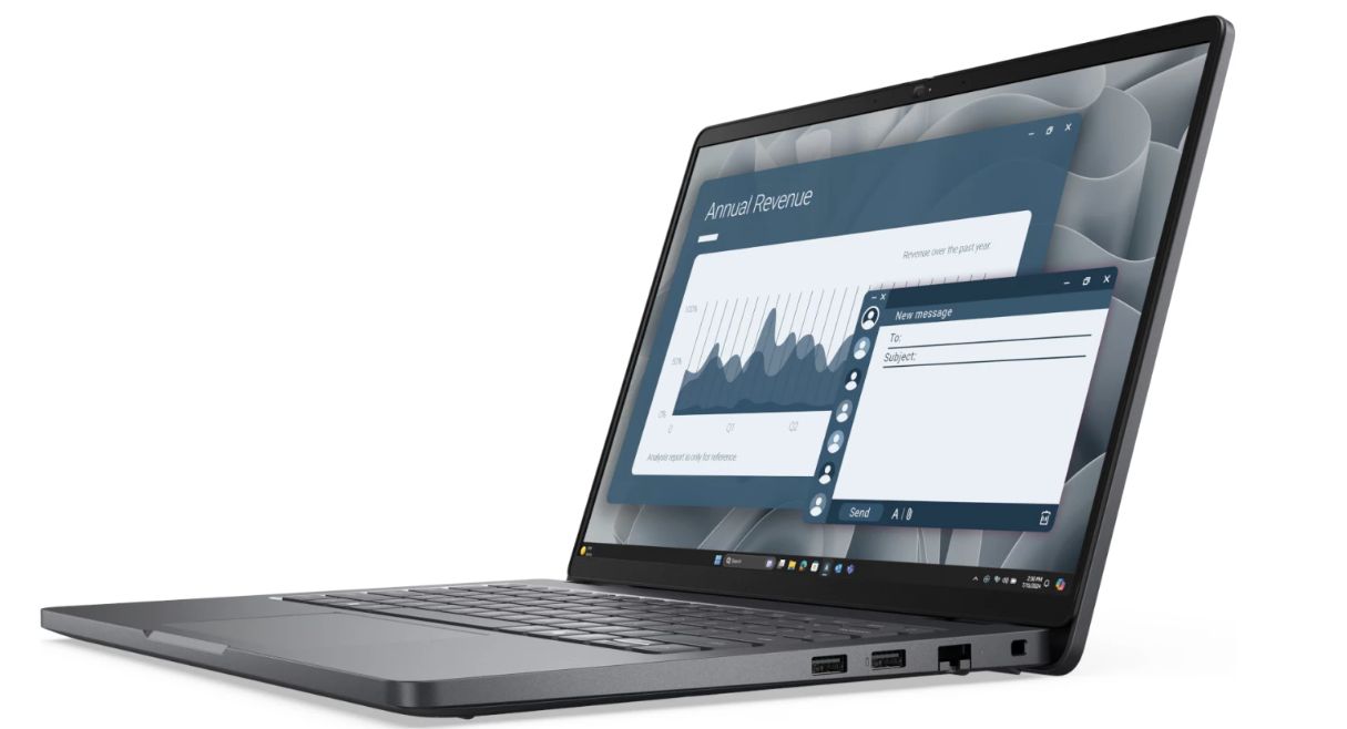 Laptop Dell Pro 14 PC14255, 14 inch 1920 x 1200, AMD Ryzen AI 7 350 (8 C / 16 T, 2 GHz - 5 GHz, 24 MB cache, 28 W), 16 GB DDR5, 1 TB SSD, AMD Radeon 860M, Windows 11 Pro, Tastatura English US, Platinum Silver