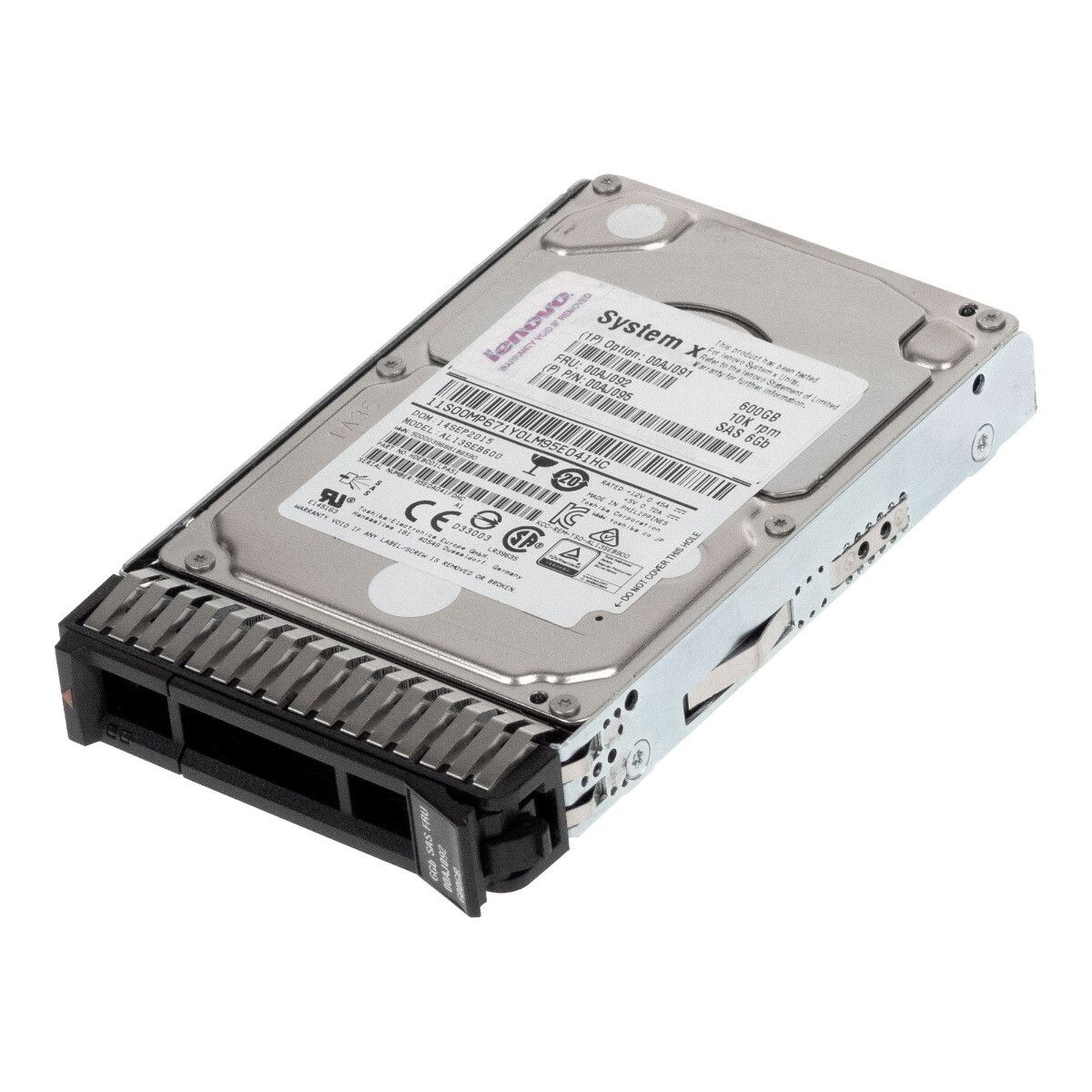 HDD server Lenovo 600 GB 2.5 inch SAS 12G 10000 rpm 512n, Hot-plug