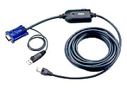 ATEN KA7970-AX cabluri KVM Negru, Albastru, Metalic