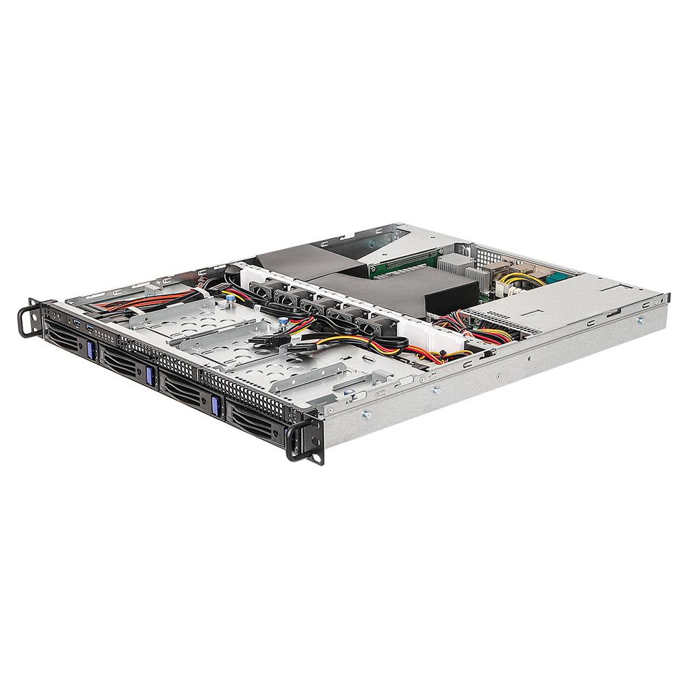 ASRock 1U4LW-X570, Rack 1U, UP, AMD Ryzen, 4xLFF, 2xGbE, Fixed PSU, IPMI