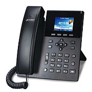 PLANET High Definition Color POE telefoane IP Negru 6 linii LCD