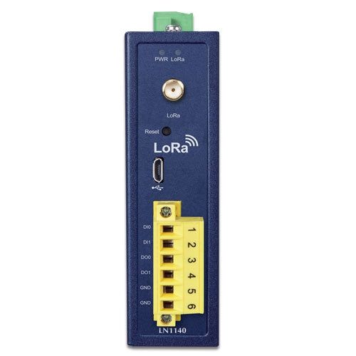 Planet LN1140 Industrial IP30 LoRa Node Controller - 2 Digital Input + 2 Digital Output