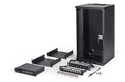 Digitus DN-10-12U-B rack-uri Raft montat pe perete Negru