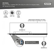 Digitus DN-95451 unități de distribuție a energiei electrice (PDU) 28 ieșire(i) AC 0U Negru