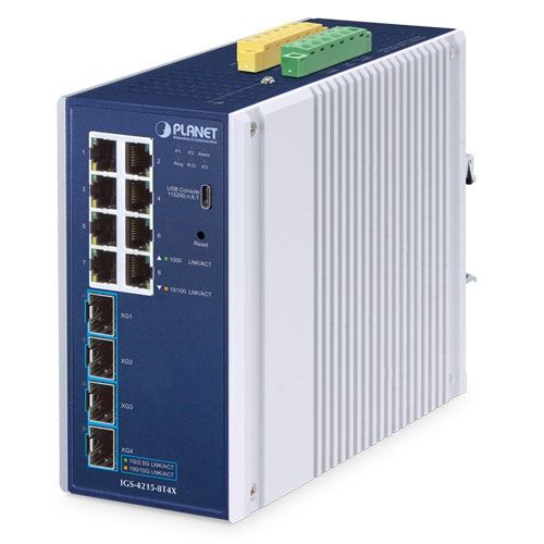 Switch Planet IGS-4215-8T4X, 8 porturi 10/100/1000 Mbps