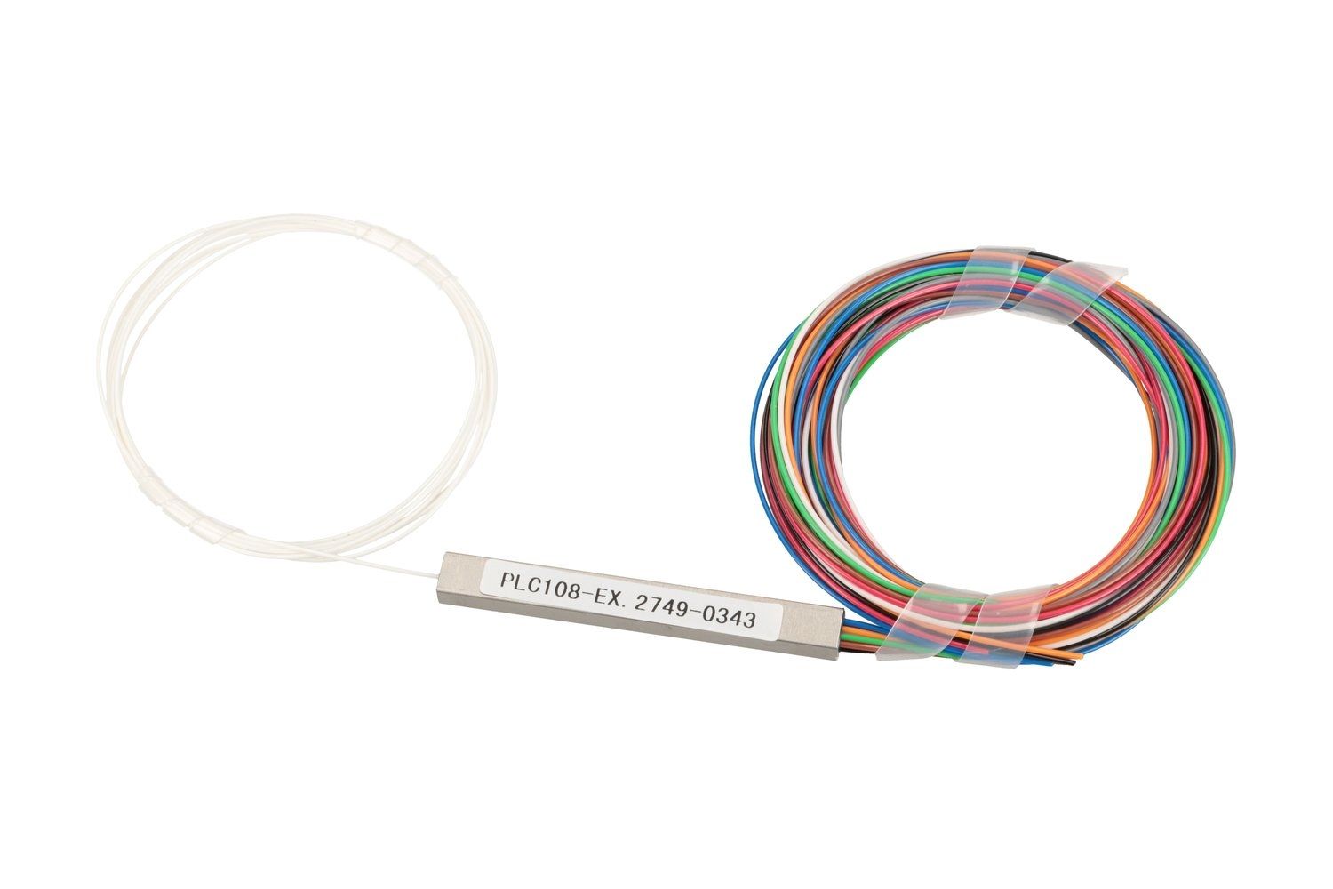 Extralink 1:8 PLC SPLITTER WITHOUT CONNECTOR 900UM 1.5M STEEL BOX Splitter cablu
