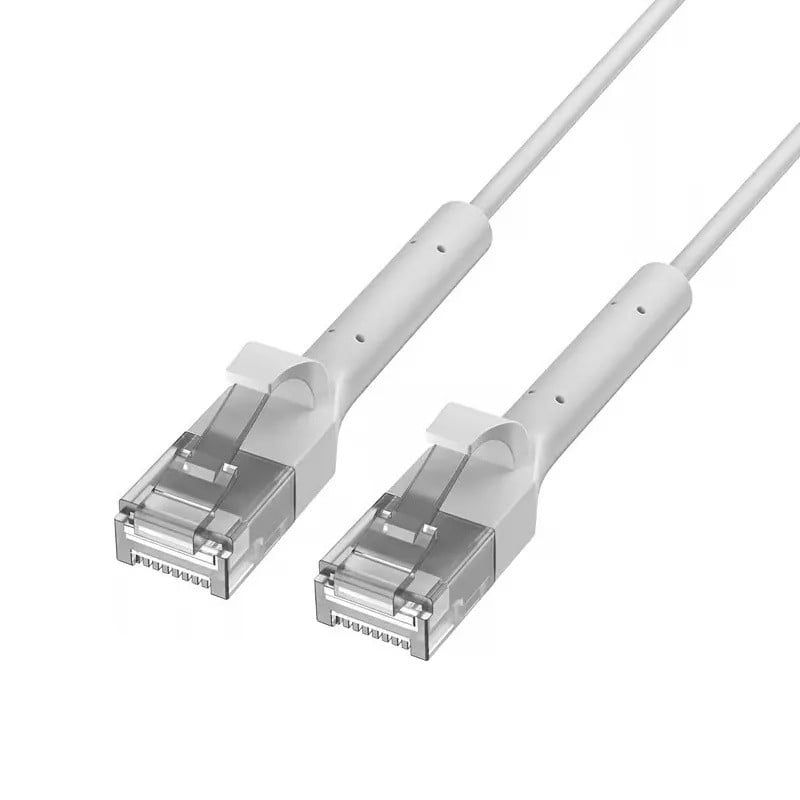 Extralink Kat.6 U/FTP 3m 1Gbps Alb | Patchcord LAN | Cu Cablu de rețea cablat, capăt îndoit