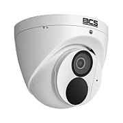 BCS BCS-P-EIP25FSR3-Ai2 Cameră dome IP 5MP cu microfon și tehnologie SkyLight, IP67