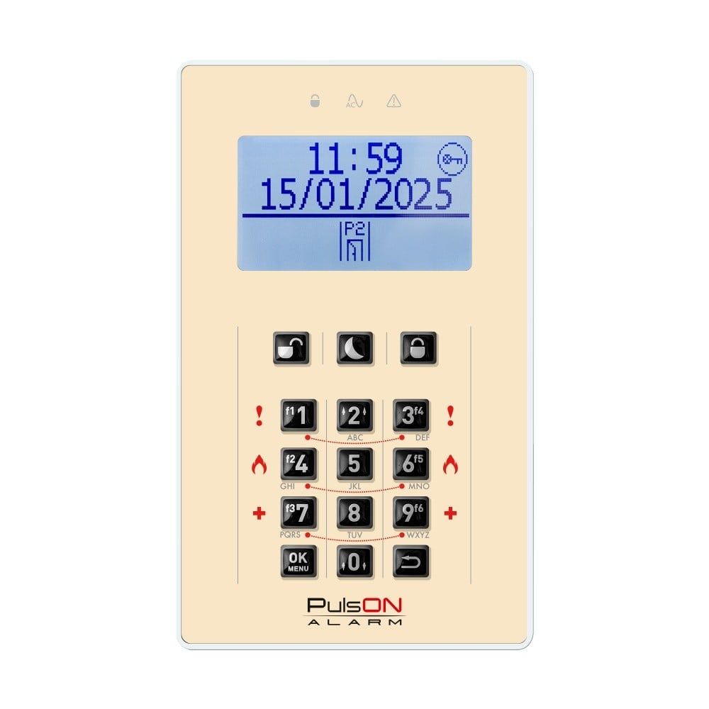 BCS PULSON FRONT LCD/C BEI Fațadă bej pentru tastatura LCD/C