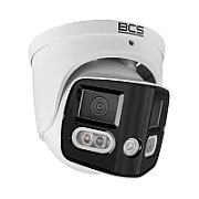 BCS BCS-L-PEIP2X4FCR2L2-Ai1 Cameră IP dome 8MP cu vedere panoramică și tehnologie NightColor