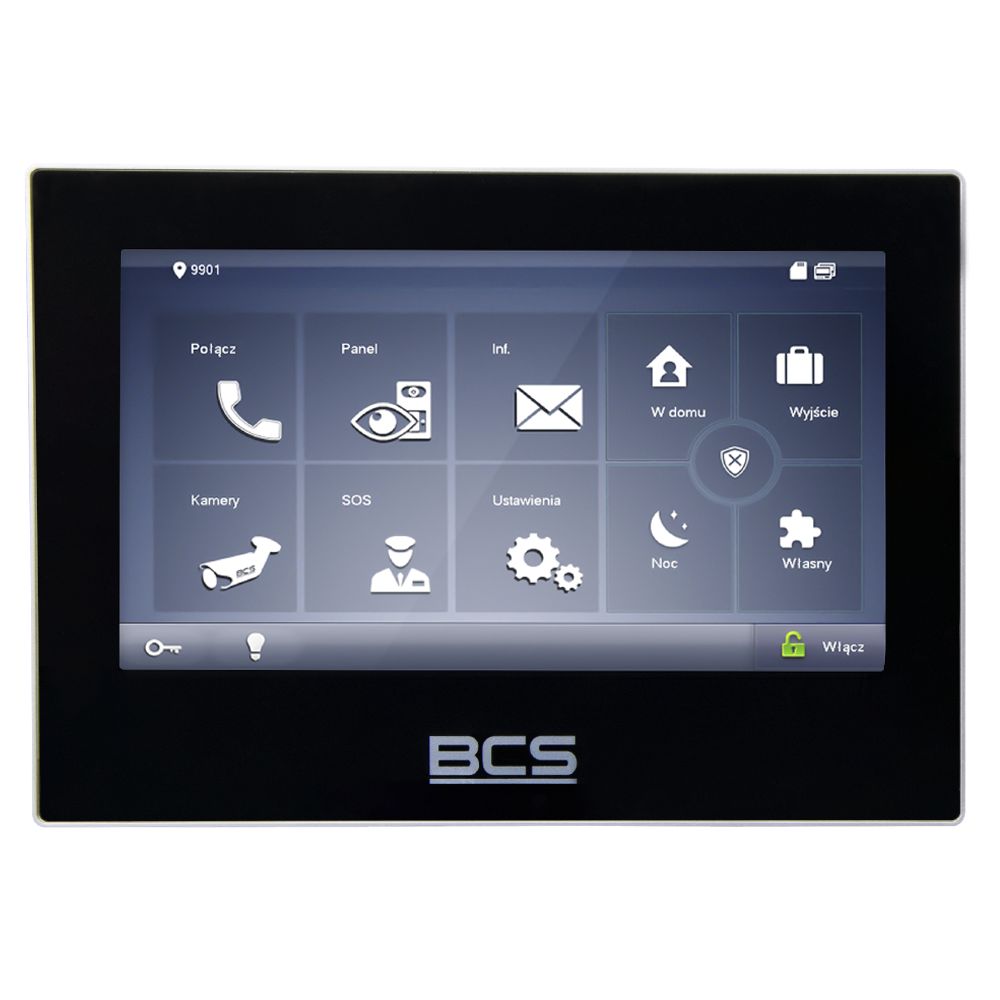 BCS BCS-MON7700B-S Monitor Video IP cu Funcția de Vizionare de la Distanță
