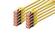 Digitus DK-1644-A-100/Y cabluri de rețea Galben 10 m Cat6a S/FTP (S-STP)