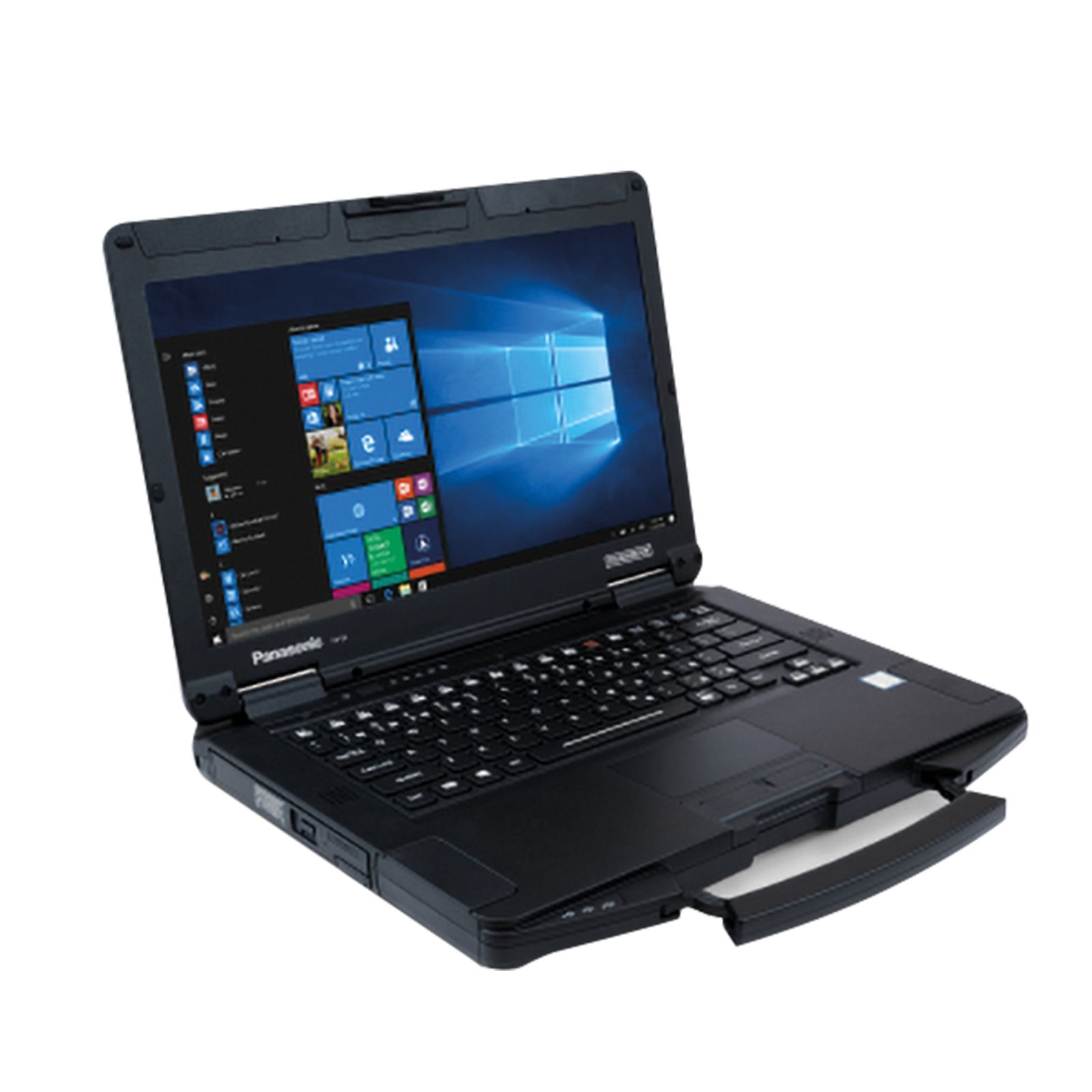 Laptop Panasonic TOUGHBOOK 55 MK3 FZ-55G6601BF, 14 inch 1366 x 768, Intel 1345U (10 C / 12 T, 1.6 GHz - 4.7 GHz, 12 MB Intel Smart Cache cache, 15 W), 16 GB DDR4, 512 GB SSD, Intel Intel Iris Xe Graphics, Windows 11 Pro, Tastatura Franceza, Negru