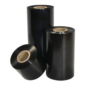 Thermal transfer ribbons, Inkanto, AXR 7+, Resin, 110 mm, 450 m, Out, Black