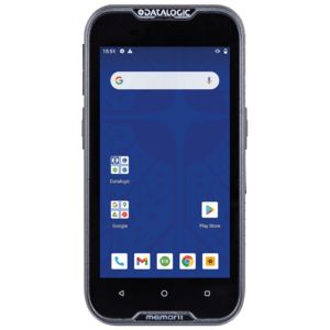 Datalogic Memor 11, Green Spot, 2D, 12.7 cm (5''), GPS, Gun, USB-C, BT, Wi-Fi, 4G, NFC, Android, kit (USB), GMS, black