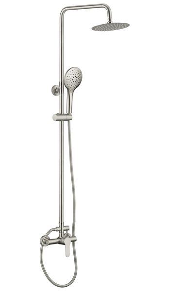 3-function shower head - with mixer tap