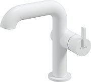 Washbasin mixer with rectangular spout