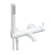 Bath mixer with shower set