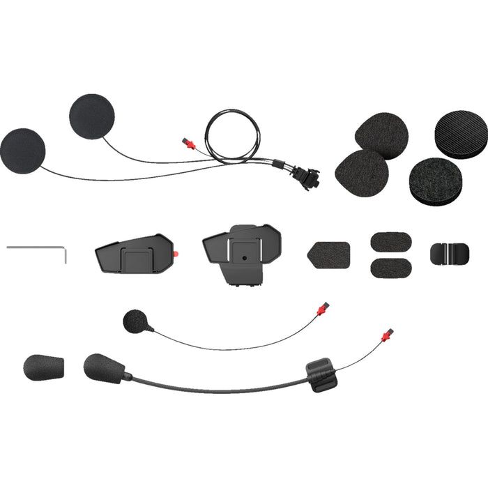 Sena SPIDER-ST1-A01 Mounting kit for intercom with built-in microphones and loudspeakers Black